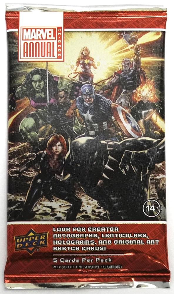 Amazon.com: Upper Deck Marvel Annual Hobby Box (2020/21